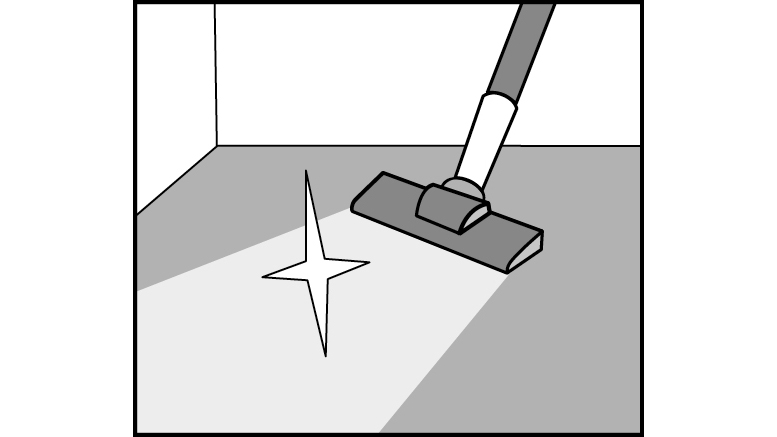 Untergrund vor der Verlegung reinigen Untergrund vor der Verlegung reinigen